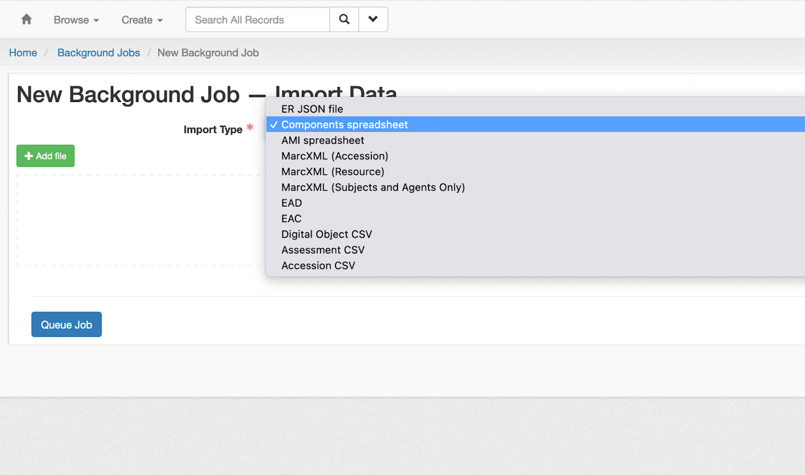 import menu